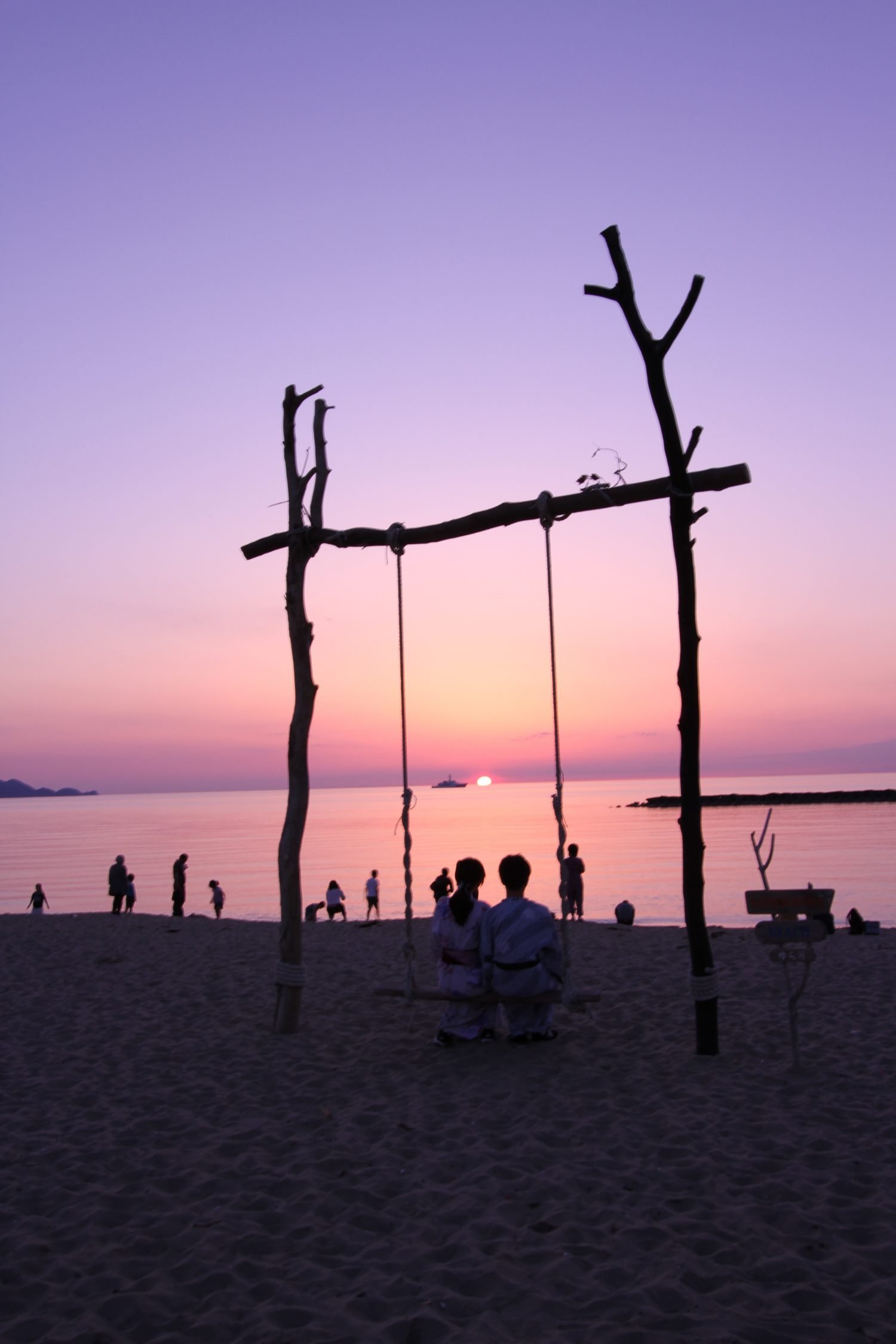 🌅 석양 포구 해안(유히가우라 카이간) 이미지 3